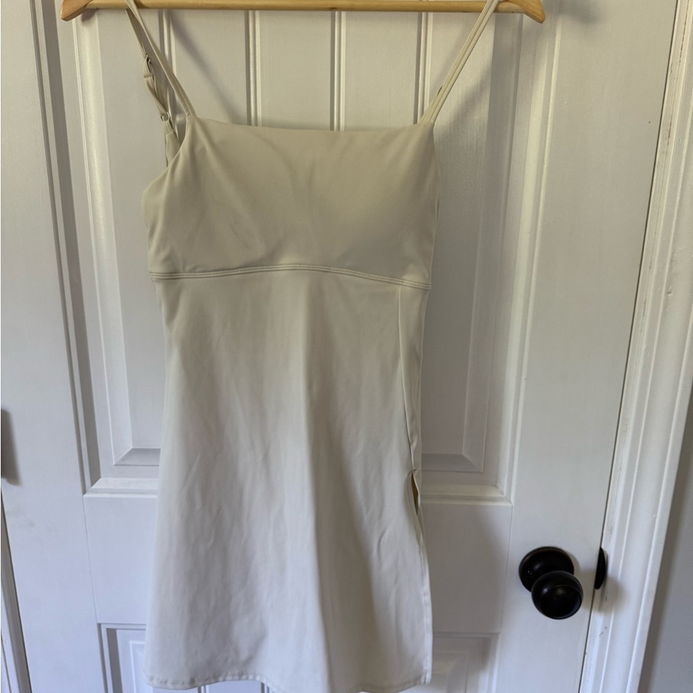 Cream athletic dress